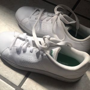 Adidas leather